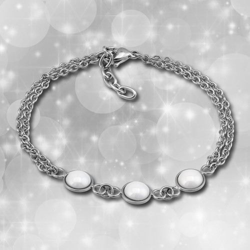 Damen armband halbkugel - damen,