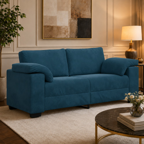 Sitzer sofa samt - 2-sitzer,