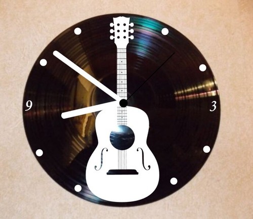 Wanduhr schallplattenuhr - wanduhr,
