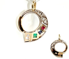 Anhänger gold diamant - diamant, +