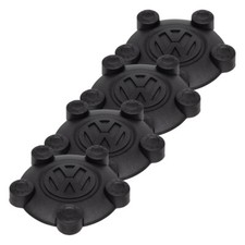 4x ORIGINAL VW Zierkappe Radkappe Stahlfelge Schwarz CADDY 3 4 5 2K0601169 9B9