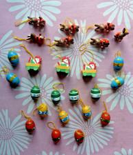 25  Eier Küken Hasen Holz