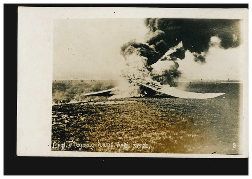 Foto engl flugzeug durch - foto-ak,