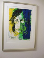 Siebdruck  Armin Mueller- Stahl " John Lennon " handsigniert GALERIERAHMUNG