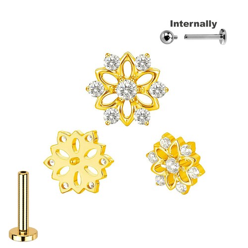 2mm titan labret große - titan,