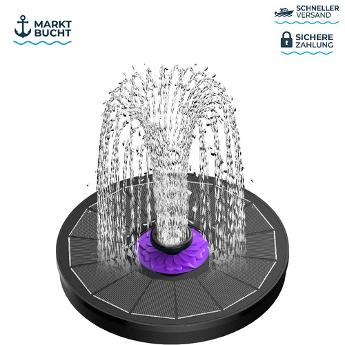 Solar springbrunnen mit - solar, 8