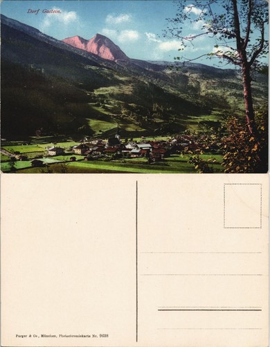 Ansichtskarte bad gastein - ansichtskarte,