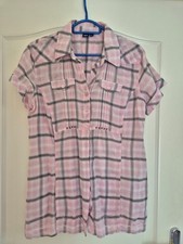 Bluse Cecil Gr. L rosa kariert
