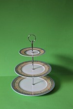 traumhafte dreistöckige Etagere Teller Winterling Dessina Village Tulpen 07223