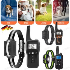 Hund Ausbildung Stromschlag Erziehungshalsband 1000M Hunde Vibration Ton e-Shock