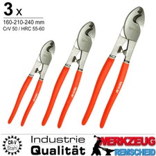 3x Kabelschere Kabelschneider