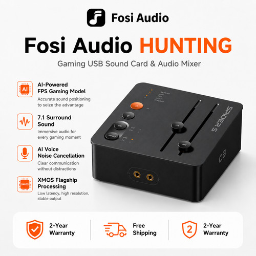Fosi audio gaming - audio, dac