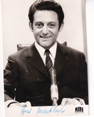 Autogramm hans rosenthal - autogramm,
