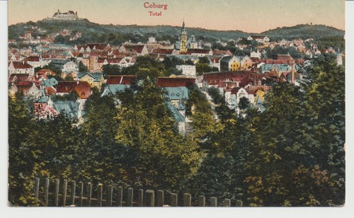 Coburg 1920 totalansicht - ak,