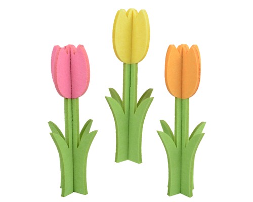 Dekoblumen tulpen 7x15 cm - dekoblumen,
