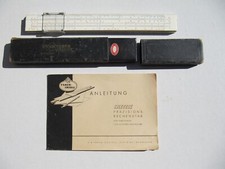 Rechenstab A.W. Faber Castell , Darmstadt , 1/54 und mit Bedienungsanleitung
