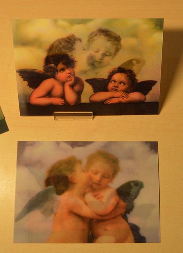 Hologramm postkarte karte - 3d,