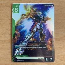 Gundam Card Game TCG Wing Gundam Zero GD01-024 LR NM Bandai