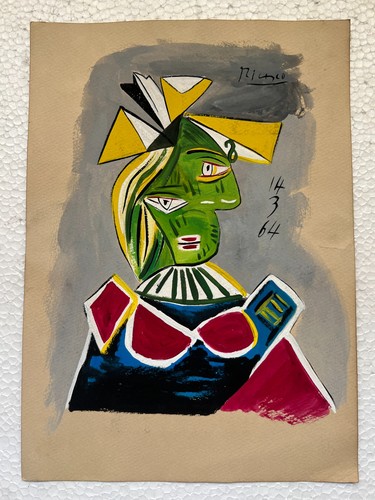 Pablo picasso zeichnung auf - pablo,