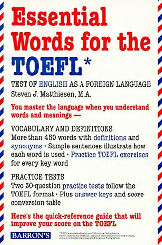 Essential words for the - words, toefl