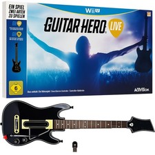 Guitar Hero Live Wireless Guitar Wii U Gitarre + USB Empfänger ( Ohne Spiel )