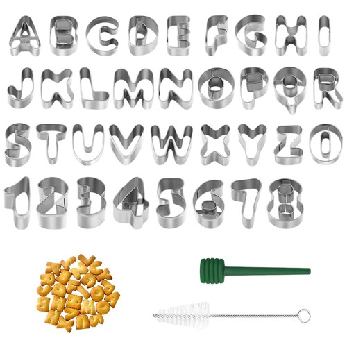 Buchstaben ausstecher set - ausstecher,