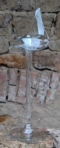 Vintage glasvase calla - ***vintage, ~