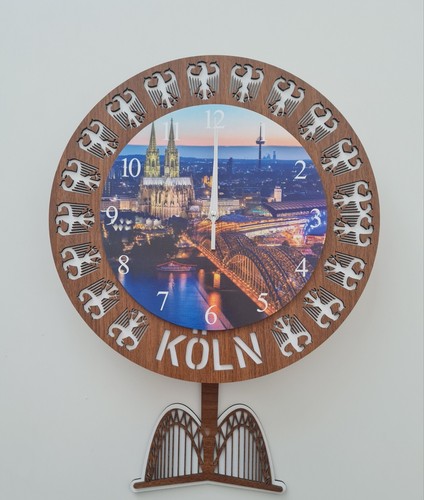 Modern kölner wand uhr - ,