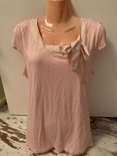 H&M Viscose & Seide T-Shirt M 42 EUR L 44 Oberweite 51 Länge 65 SGZ/