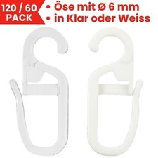 Vorhanghaken Ø 6 mm Öse