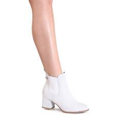 Damenschuhe Glitzer Stiefeletten Pumps Stiefel Ankle Boots Chelsea Booties 