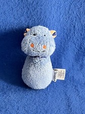 Greifling Sterntaler Nilpferd blau mit Quietsche