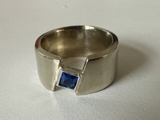 Massiver Ring, Neusilber