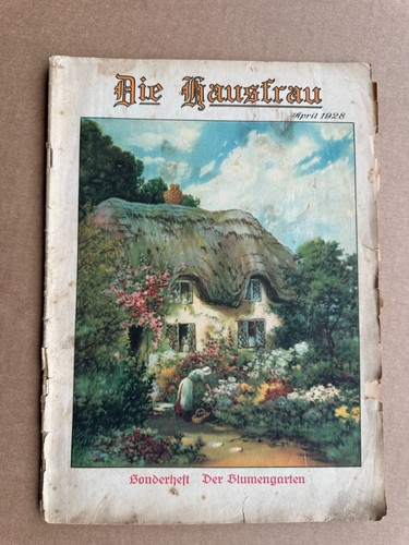 Alte zeitung die hausfrau - alte,