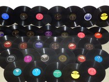 30 englische Schellackplatten für Grammophon Platten ENGLAND SAMMLUNG Schellack+