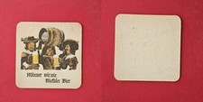 Wicküler 3 Musketiere mit Fass Brauerei Bierdeckel Coaster Beermat