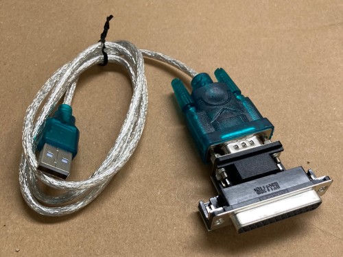 9 to usb rs232 - db-25,
