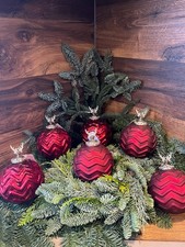 6er Set Christbaumkugeln