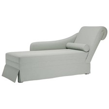 Chaiselongue mit armlehne samt - mit,