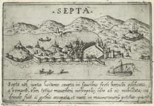 Antike Landkarte "Septa"