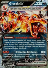 Pokemon Karte Glurak ex PAF