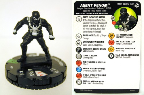 Heroclix 032 agent - venom,