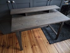 Schreibtisch, Eiche massiv