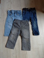 5 Jeanshosen Jungen Gr. 92 Graue Gefüttert Sehr Guter Zustand