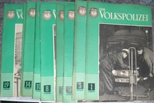 Rar! 14 Hefte „Die Volkspolizei“ 1964 Zeitschrift Vopo Vopos DDR Polizei selten!