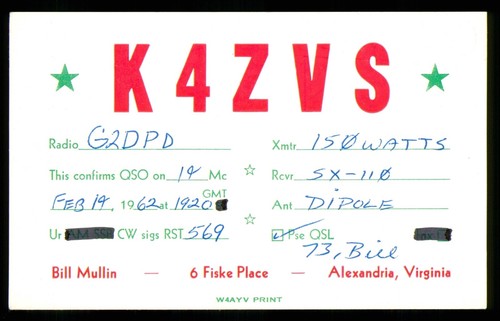 Qsl karte radio usa - x,