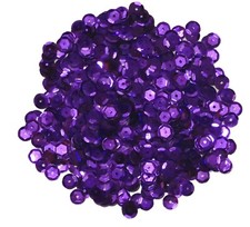 Pailletten 8mm gewölbt/rund -