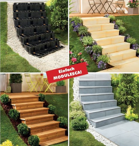 Terrassentreppen stufen - terrassentreppen,