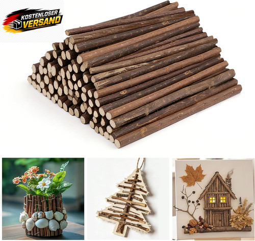 Holzstäbe basteln set - basteln, 100