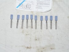 10 Stück Schleifstift  Ø 10x20 mm, Schaft Ø 6 mm  Lukas Körnung blau